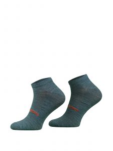 Krótkie skarpety biegowe Merino wool szare