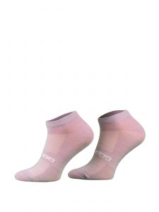 Krótkie skarpety biegowe Merino wool liliowe