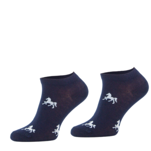 Skarpety jeździeckie w konie navy