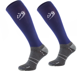 Skarpety jeździeckie TECHNICZNE navy