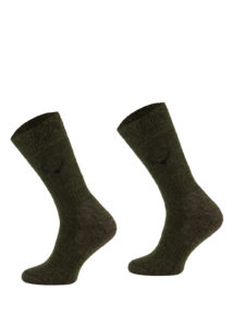 Skarpety myśliwskie bezuciskowe MERINO wool grube khaki