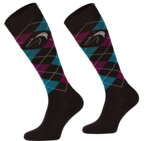 Skarpety jeździeckie Karo Design multicolor