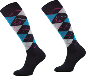 Skarpety jeździeckie Karo Design multicolor